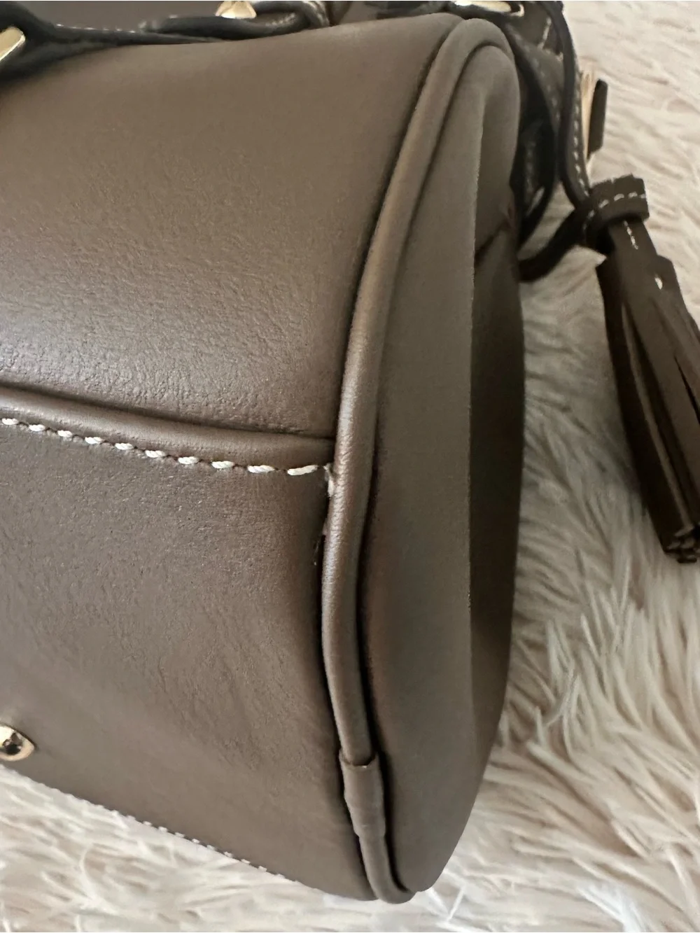 D&B Penrose Satchel in Coffee